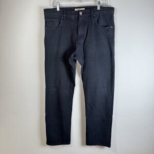 CALVIN KLEIN Jeans Men”s 36x32 Straight Pants Black Denim Blend Five Pocket